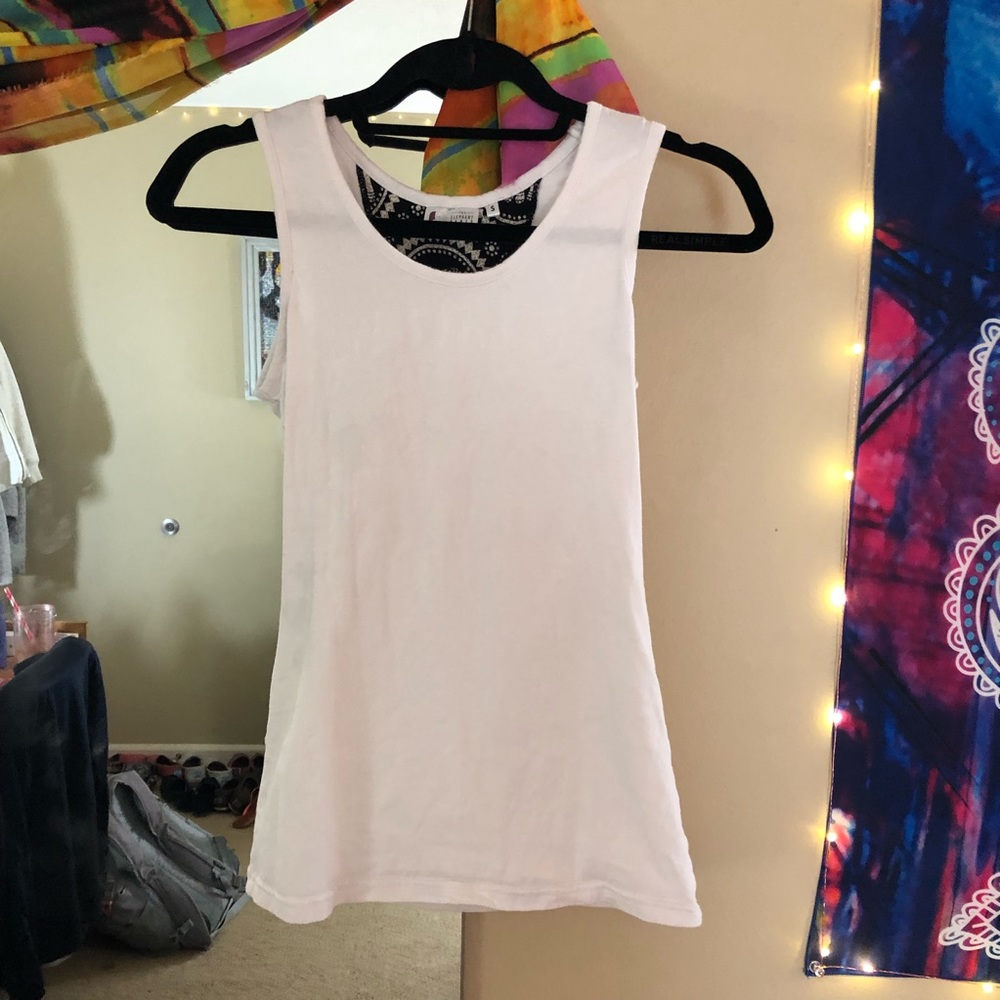White elephant pants tank